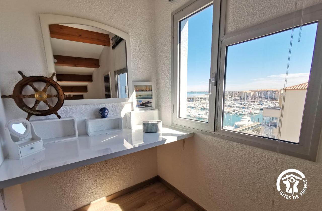 La Sirene - Loft Moderne Et Lumineux Avec Vue Panoramique Sur Mer Mediterranee Et Port De Plaisance Frontignan Luaran gambar